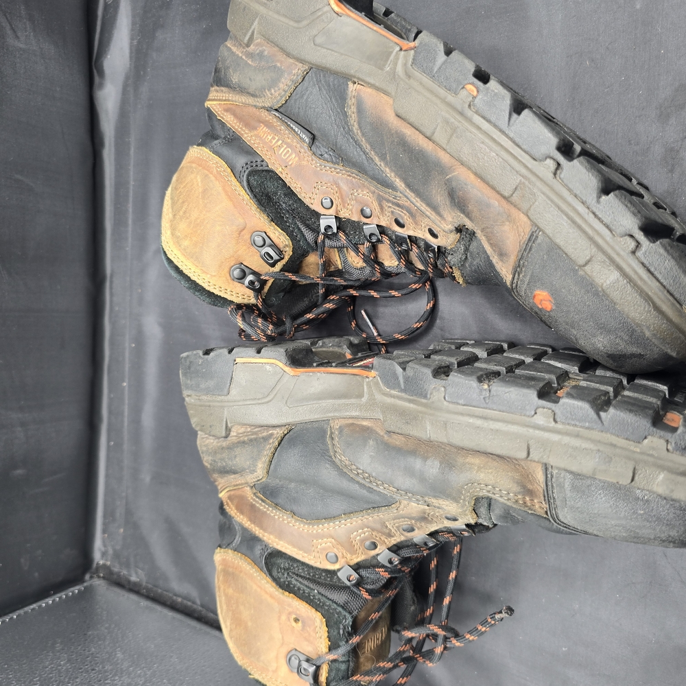 Wolverine Brown and Black Boots with Deep Treads
